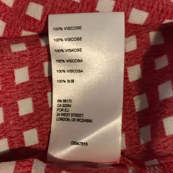 Anthropologie Maeve Juno Red/White Gingham Dress - Size Small - Picture 11 of 11